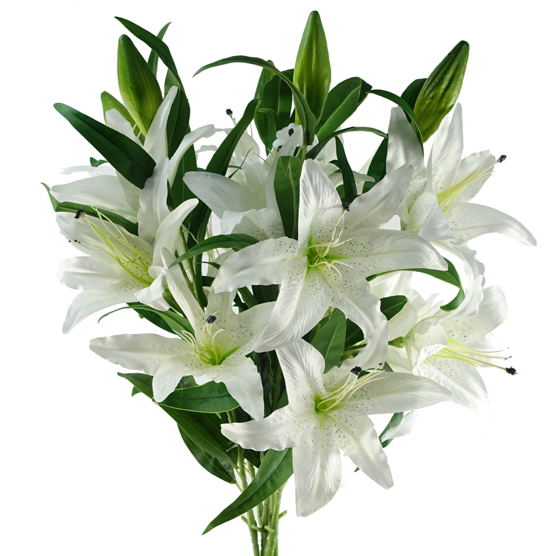 100cm Large Lily Stem with 3 Flowers