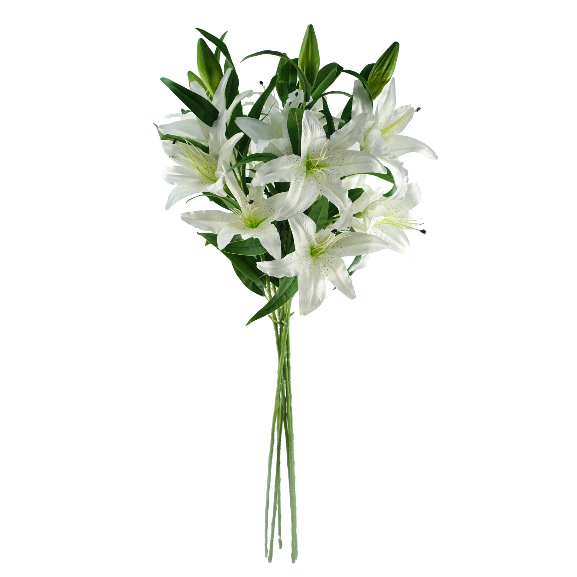 100cm Large Lily Stem with 3 Flowers