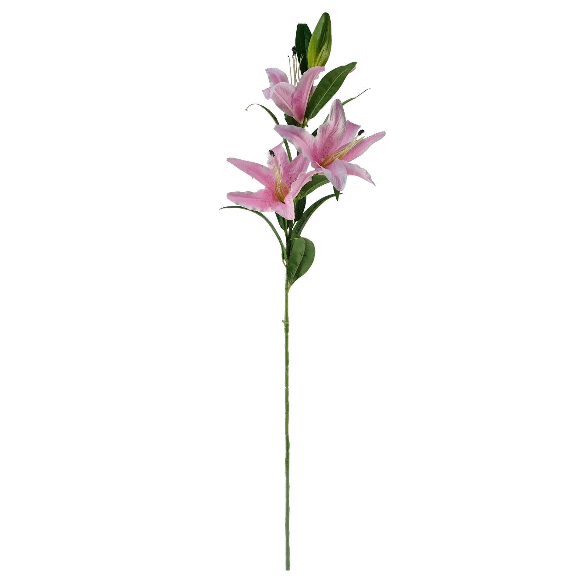 100cm Large Lily Stem with 3 Flowers