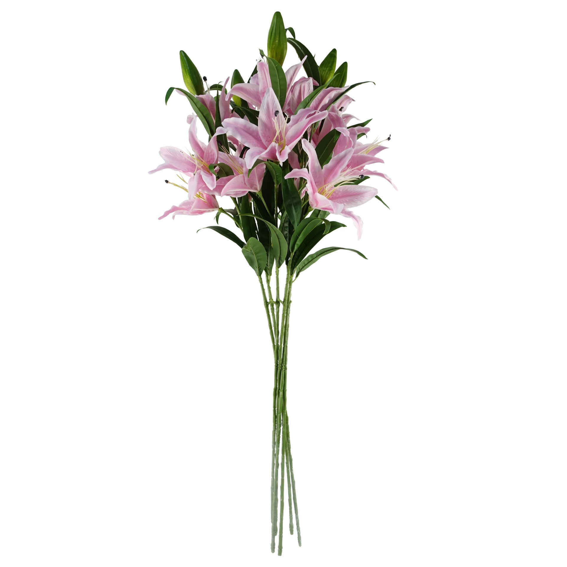 100cm Large Lily Stem with 3 Flowers