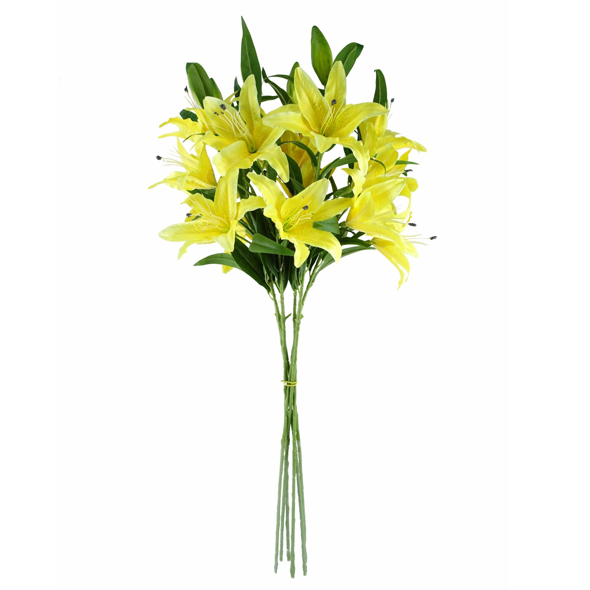 100cm Large Lily Stem with 3 Flowers