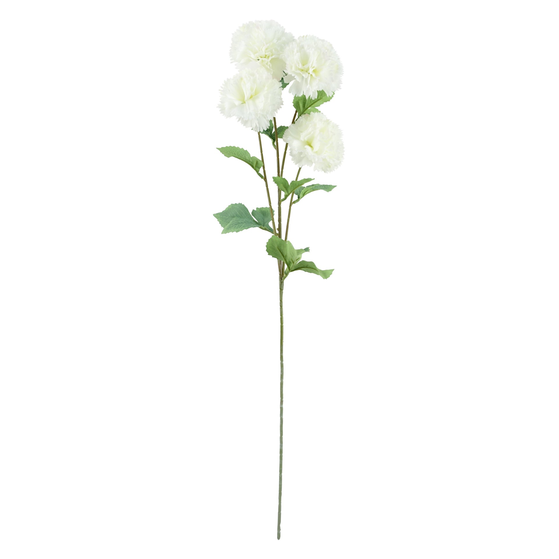 80cm Künstliches Lila Chrysanthemen-Arrangement Glasvase