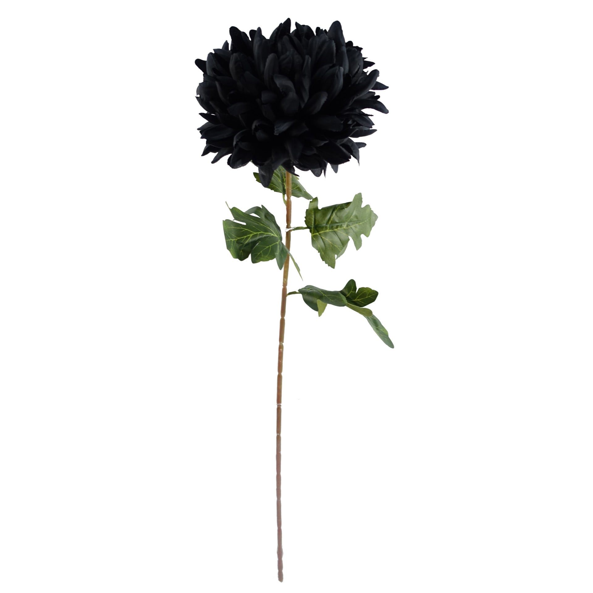 95cm Black Chrysanthemum Bundle Glass Ball Vase