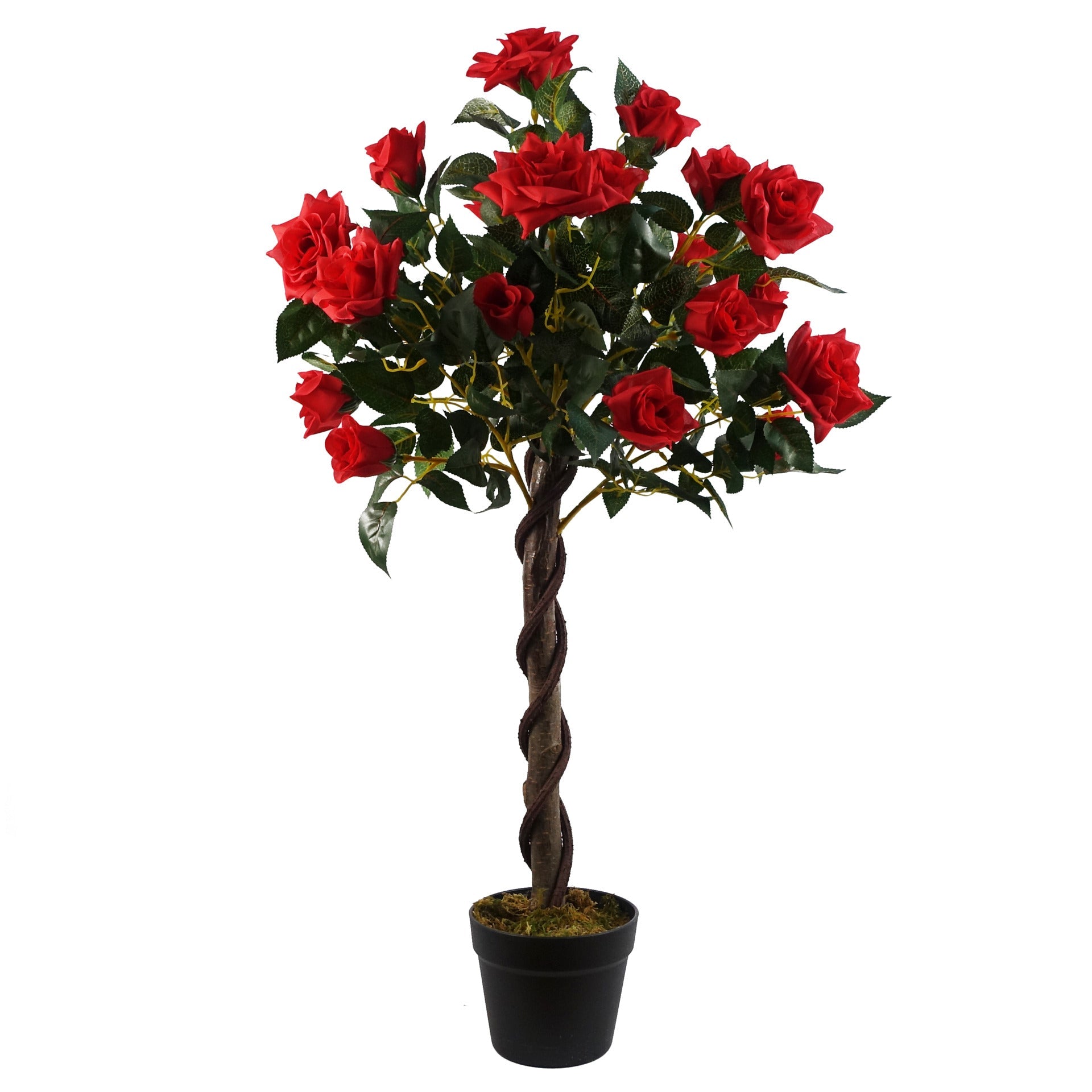 Artificial Floral Rose Tree Wedding Twisted Vine Detail 90cm (3ft)