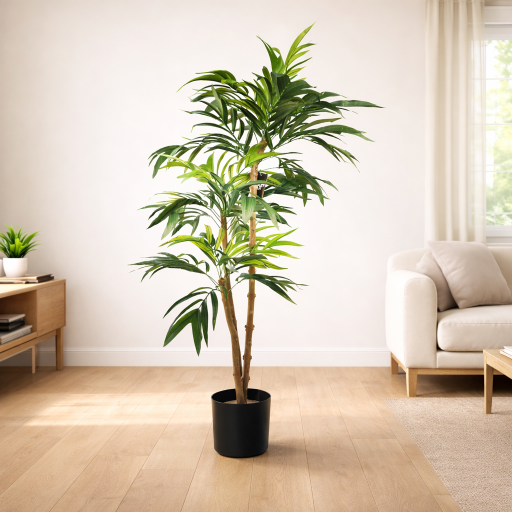 140cm UV Resistant Artificial Mango Leaf Tree