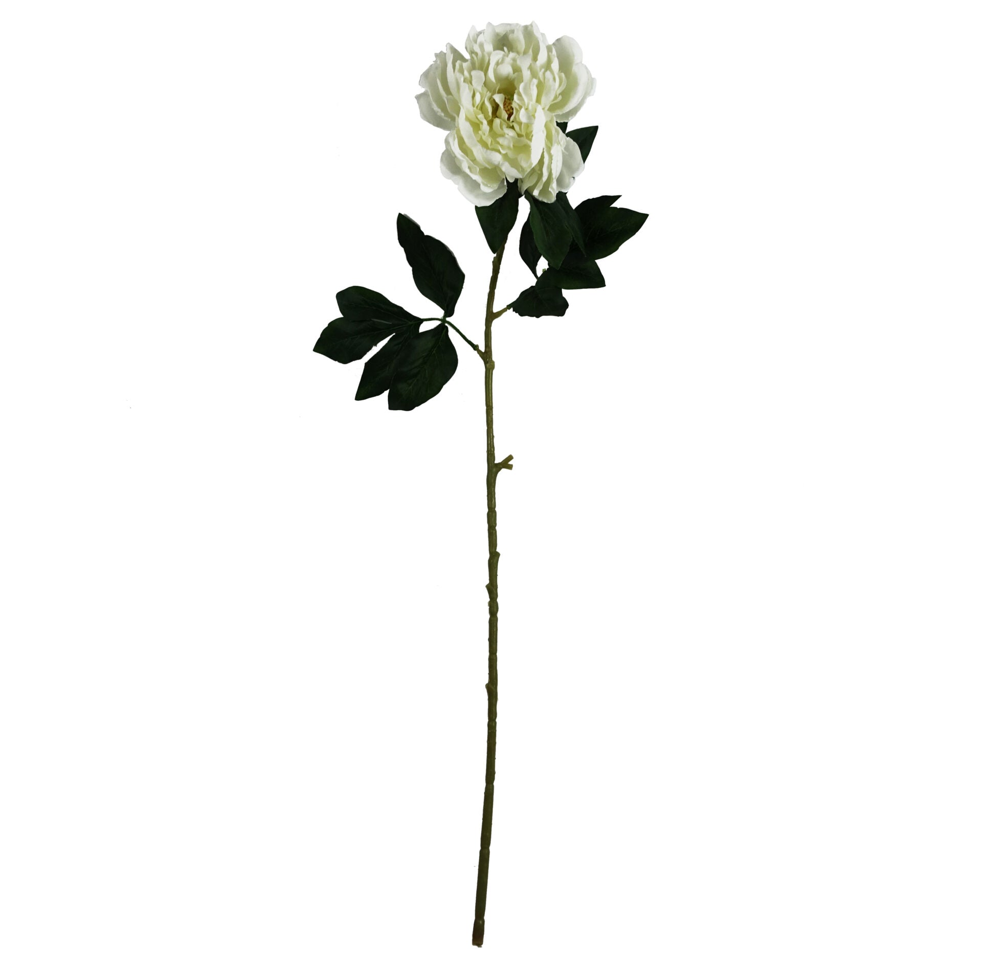 80cm Artificial Realistic Faux Peony Stem