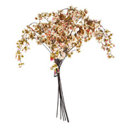 110cm Natural Pink Trailing Cherry Stem Spray Artificial