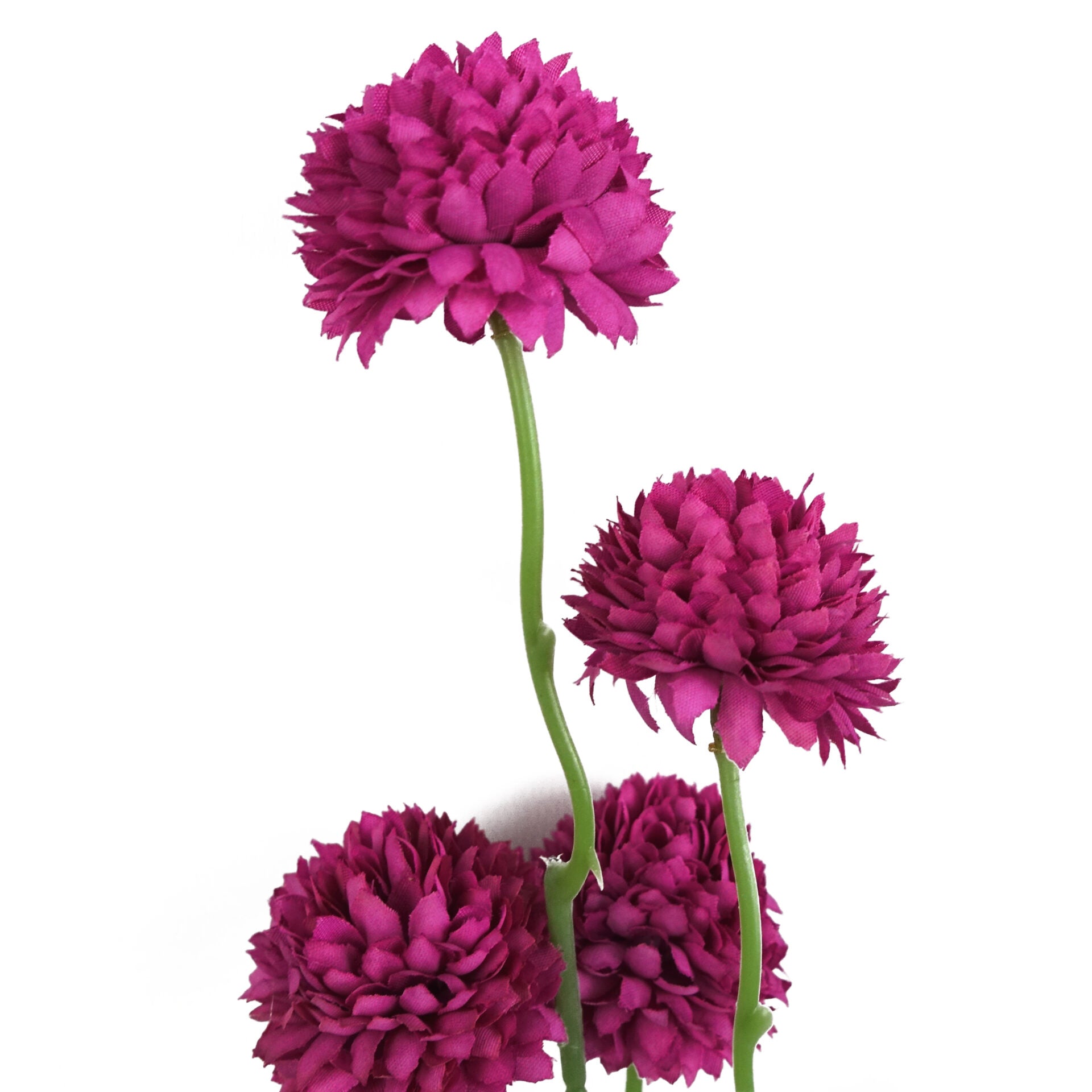 50cm Dahlia Pompom Faux Artificial Stem