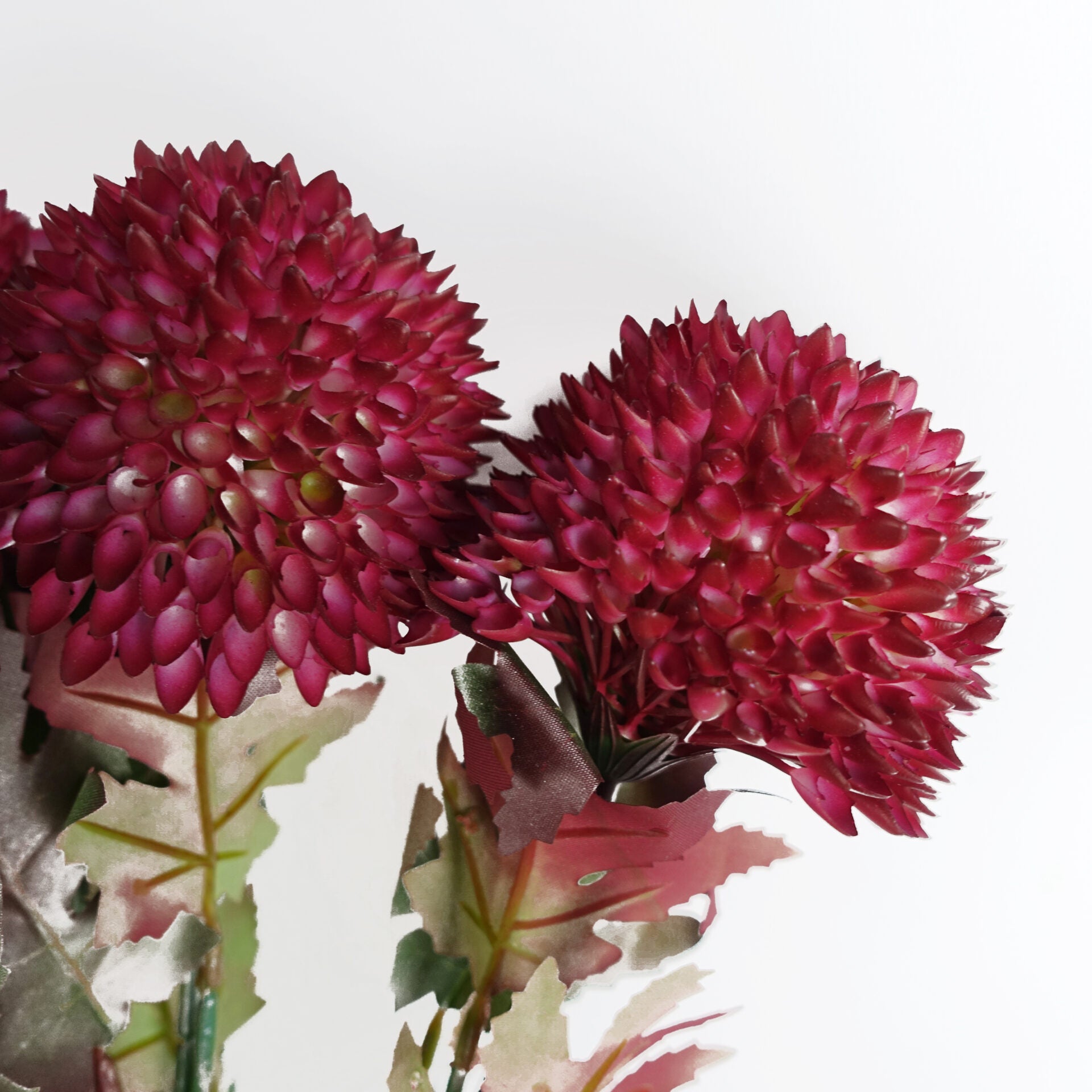 70cm Large Ball Dahlia Artificial Flower Stem Faux