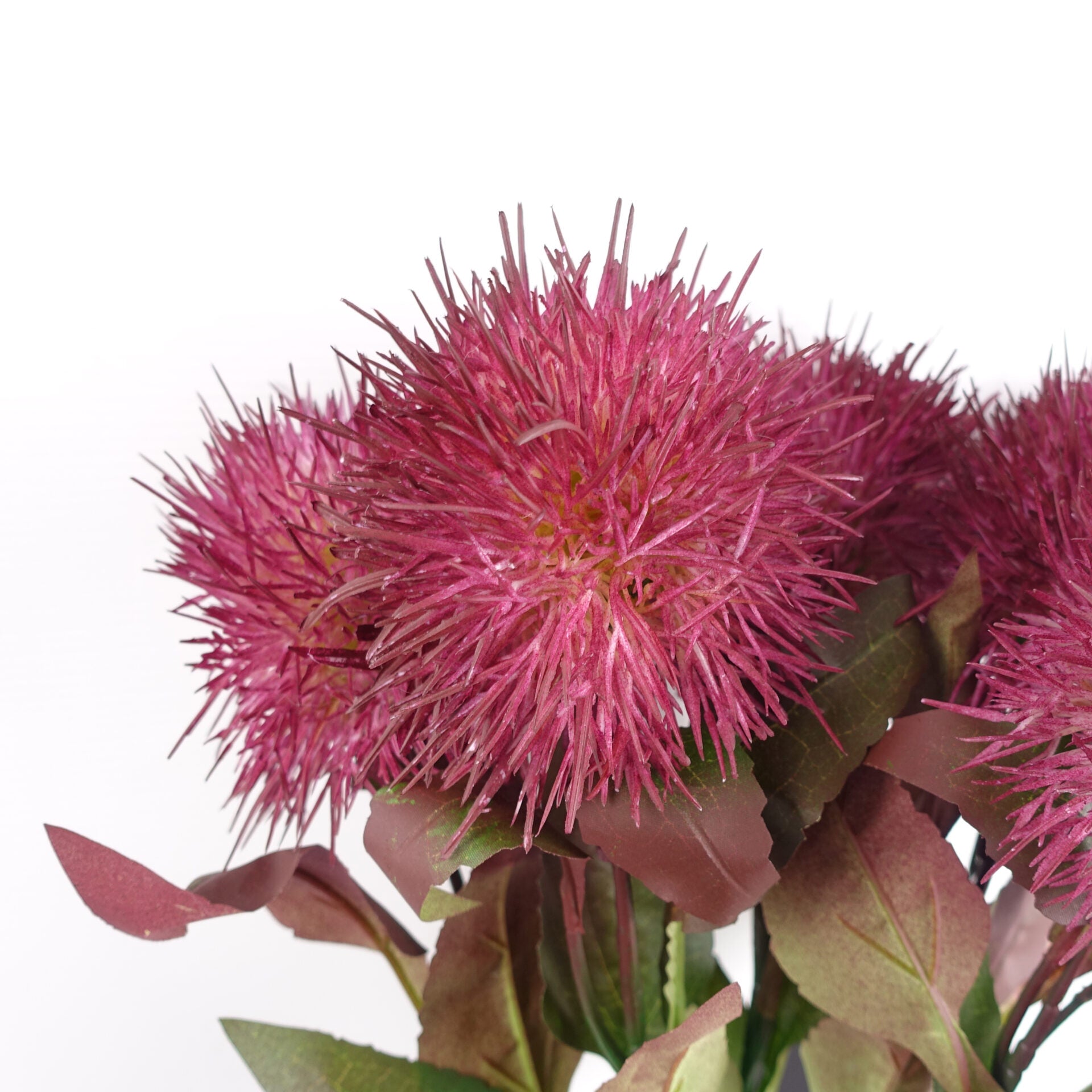 70cm Globe Thistle Faux Ball Artificial Flower Stem