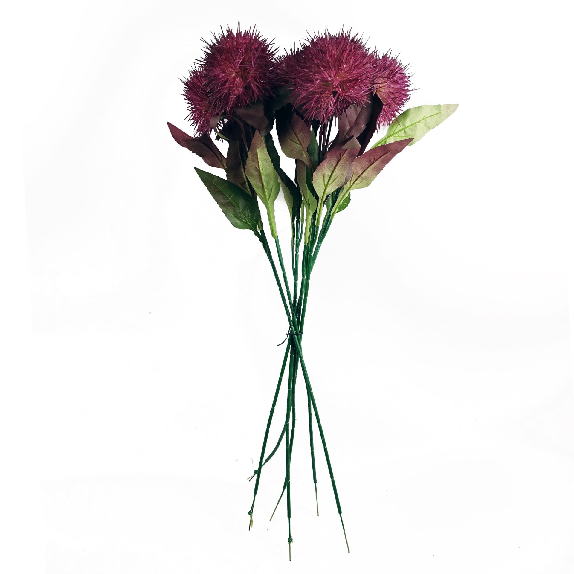 70cm Globe Thistle Faux Ball Artificial Flower Stem