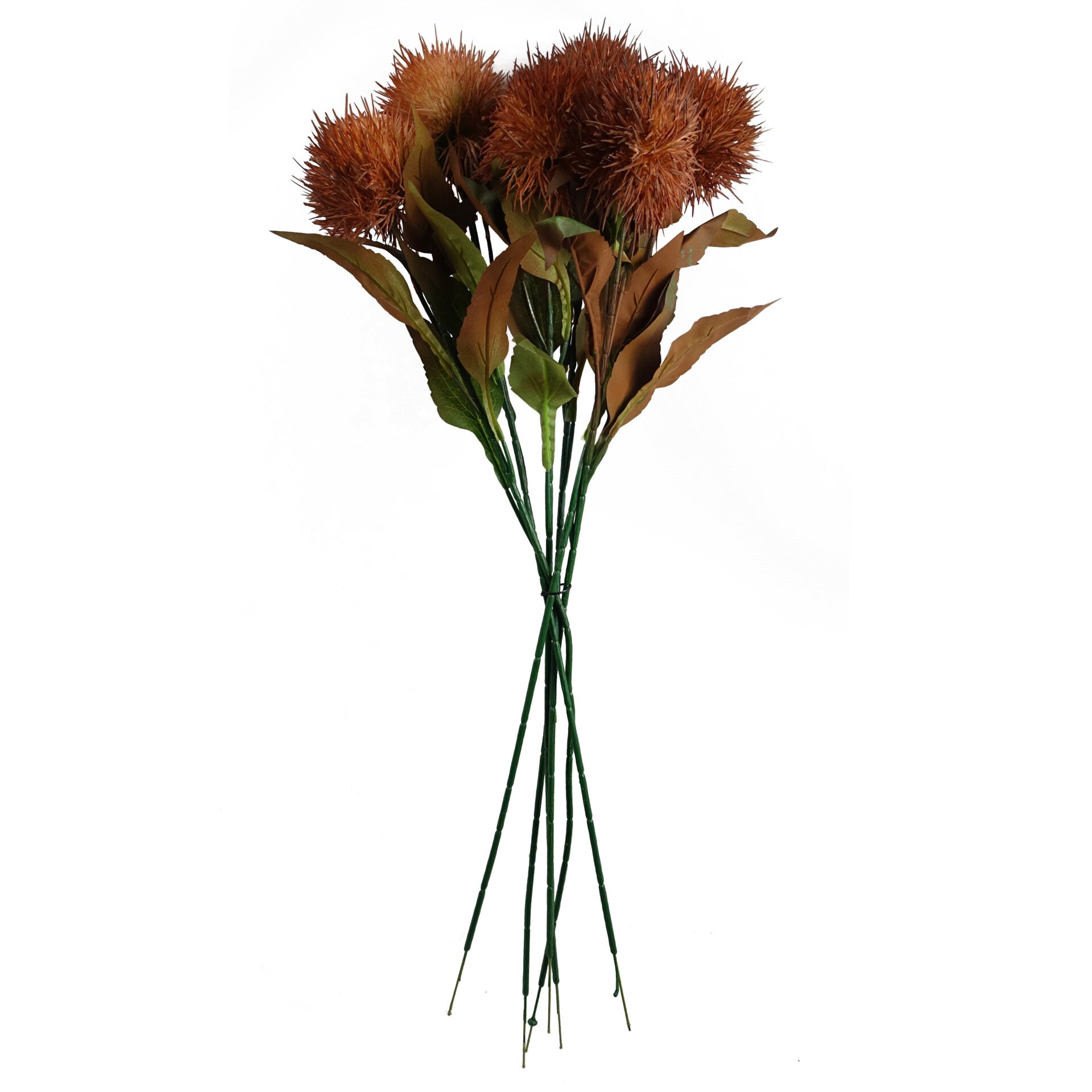 70cm Globe Thistle Faux Ball Artificial Flower Stem