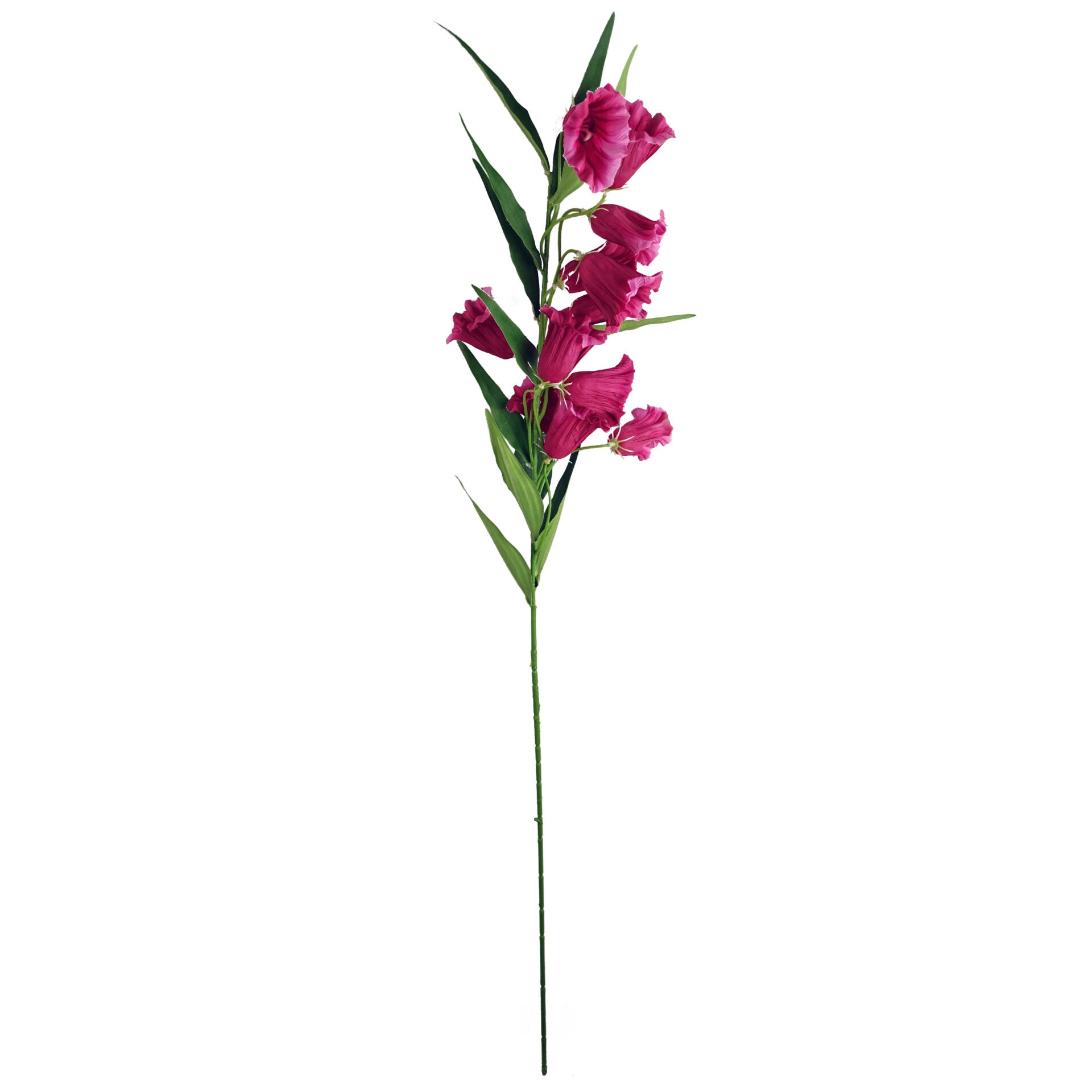 100cm Trumpet Artificial Flower Stem Fuchsia Faux