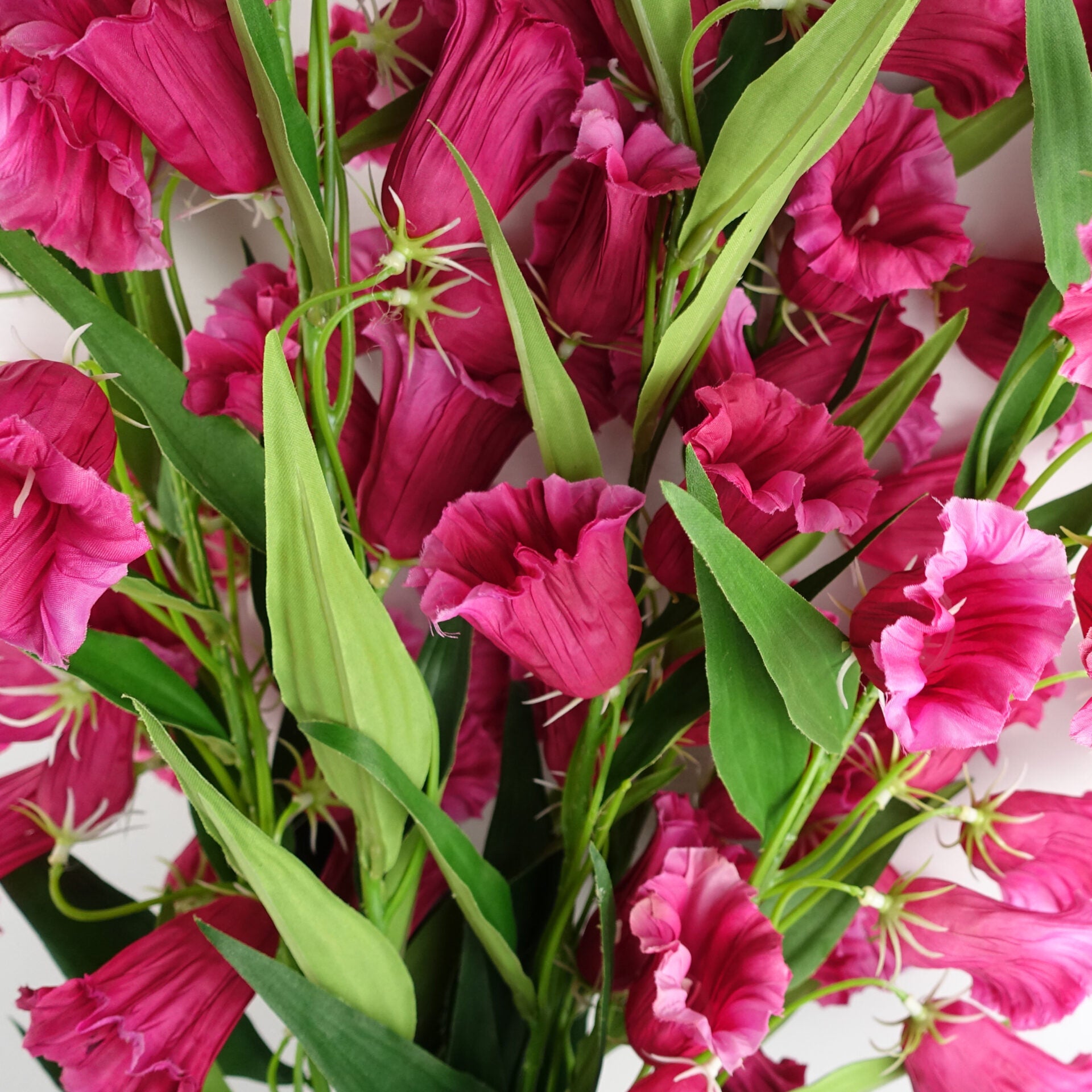 100cm Trumpet Artificial Flower Stem Fuchsia Faux