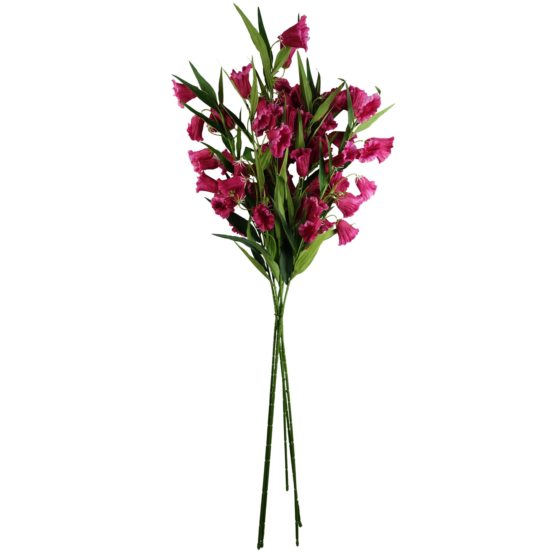 100cm Trumpet Artificial Flower Stem Fuchsia Faux
