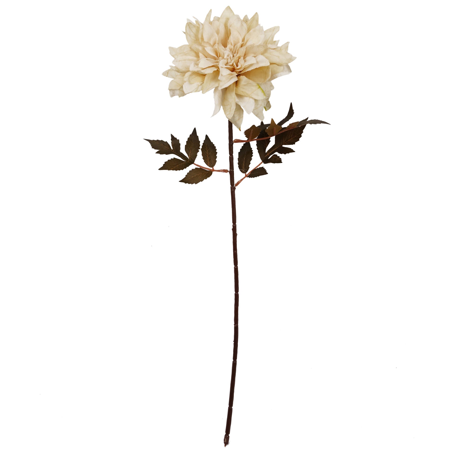 55cm Artificial Faux Dahlia Flower Stem