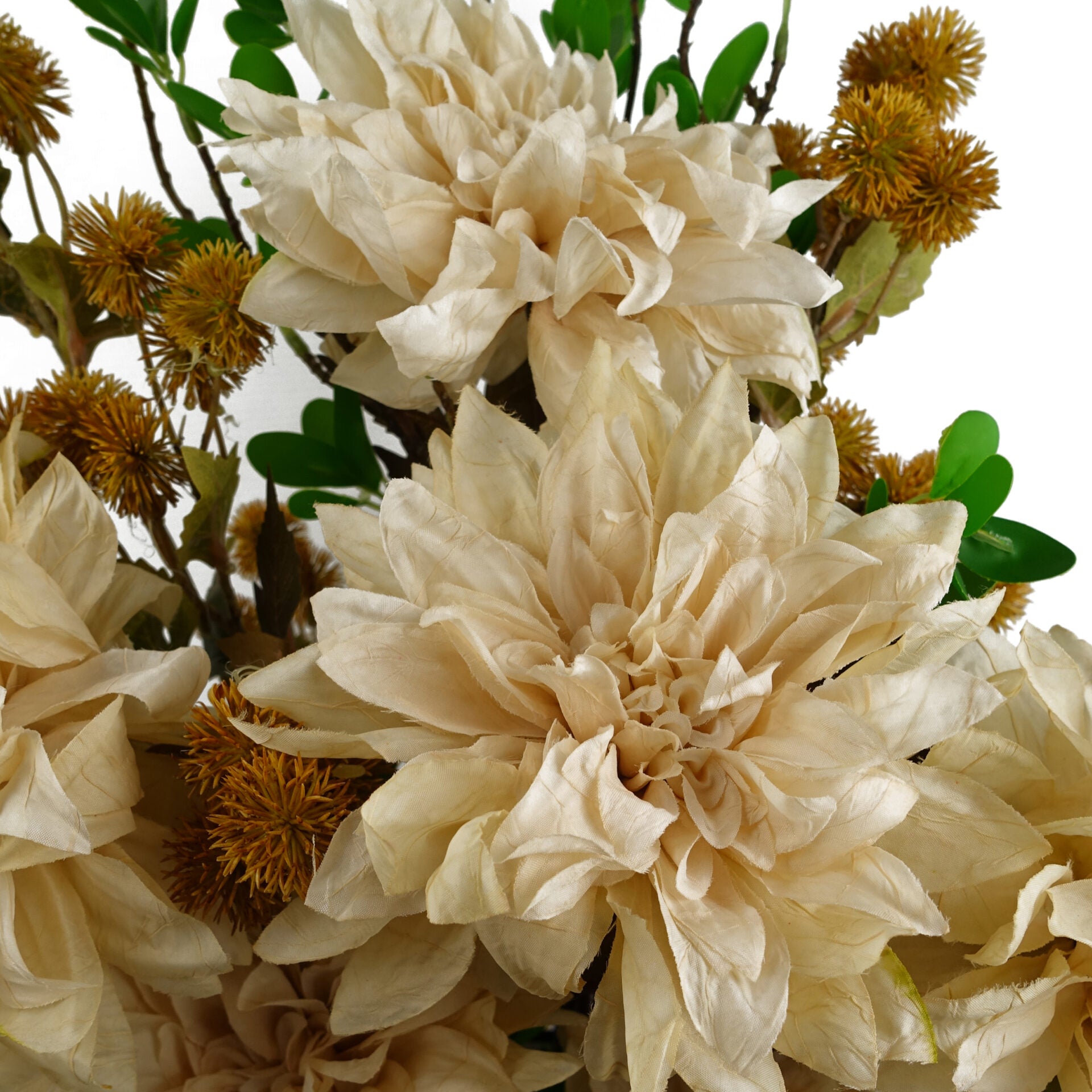 55cm Artificial Faux Dahlia Flower Stem
