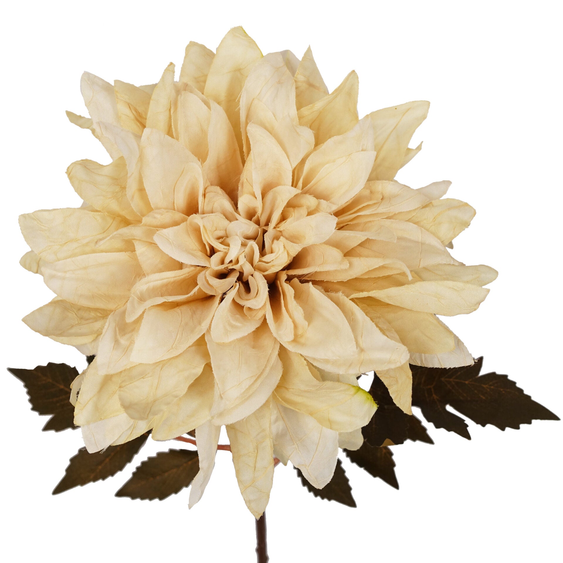 55cm Artificial Faux Dahlia Flower Stem