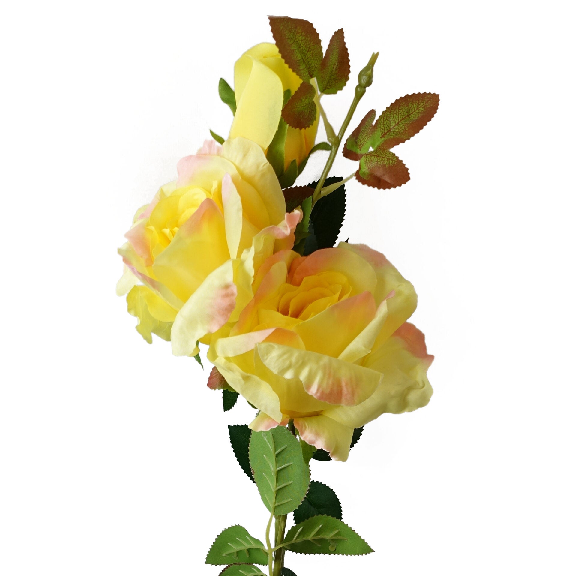 Realistic Artificial Rose Flower Stems