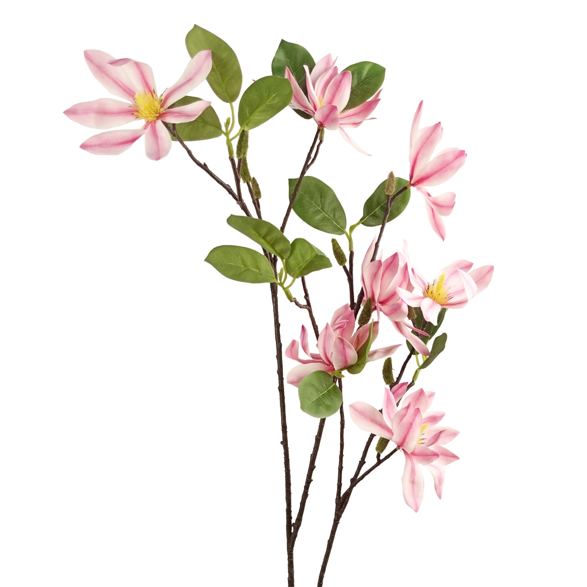 100cm Pink Magnolia Floral Spray Artificial