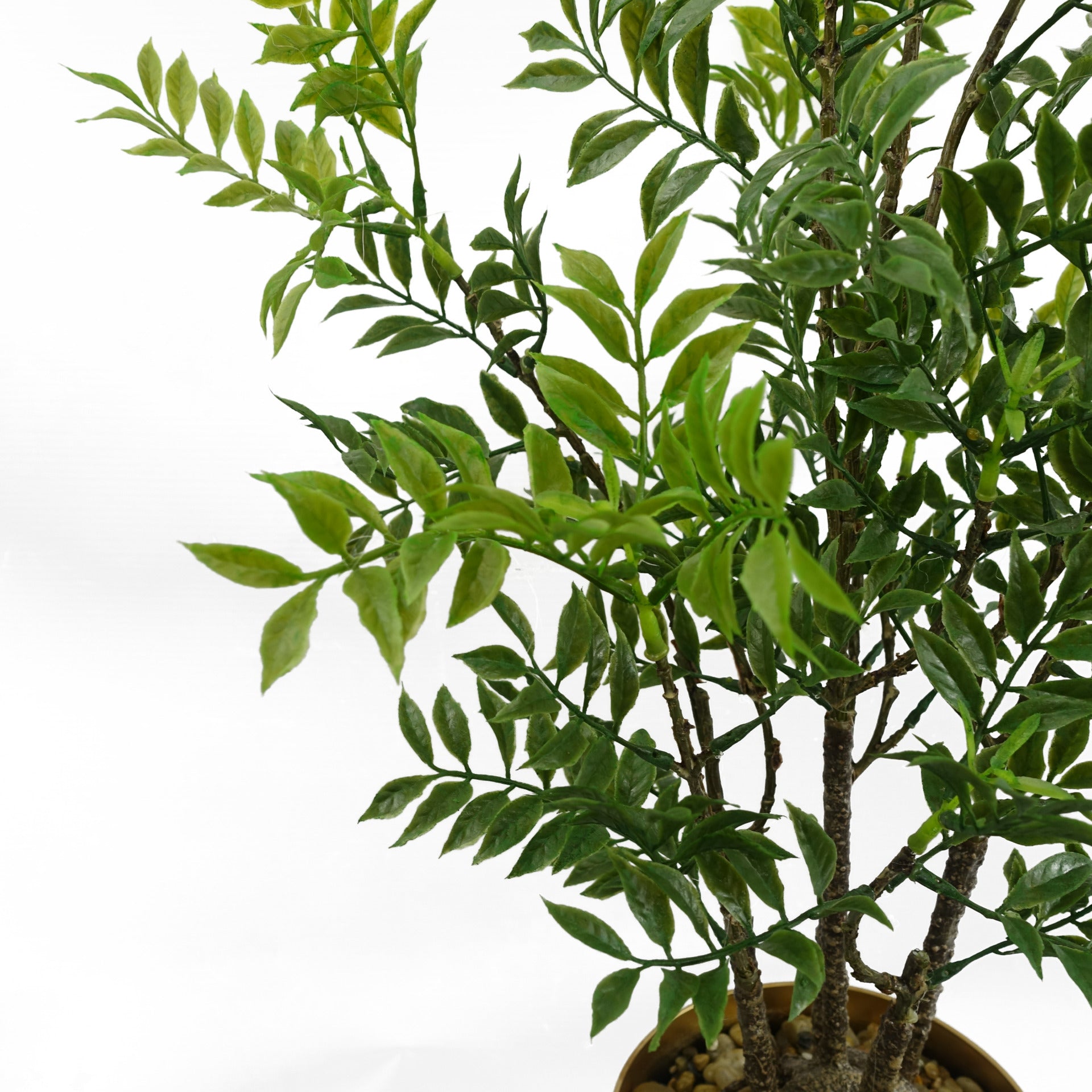 60cm Künstlicher Nandina-Bonsai-Ficus-Baum