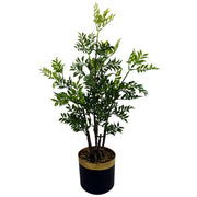 60cm Künstlicher Nandina-Bonsai-Ficus-Baum