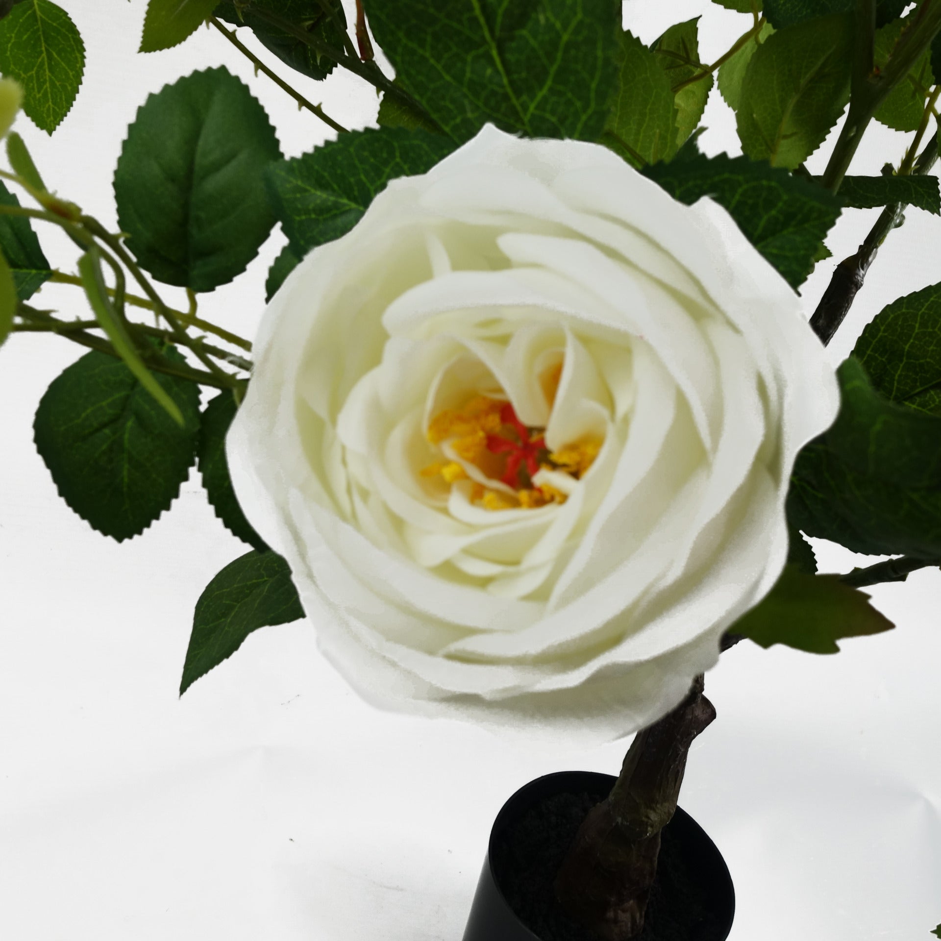 Camélia blanc Rose Artificielle 70cm
