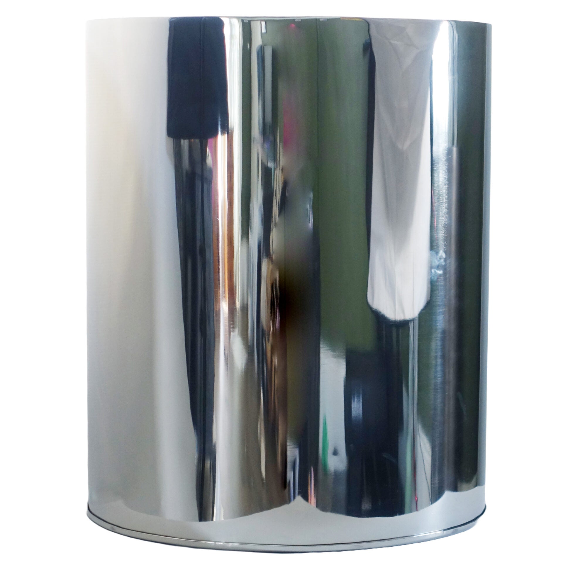 51cm XL Silver Metal Planter by Leaf