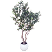 XXL Artificial Olive Tree 2.5m (250cm) Width: 160 cm With decorative planter