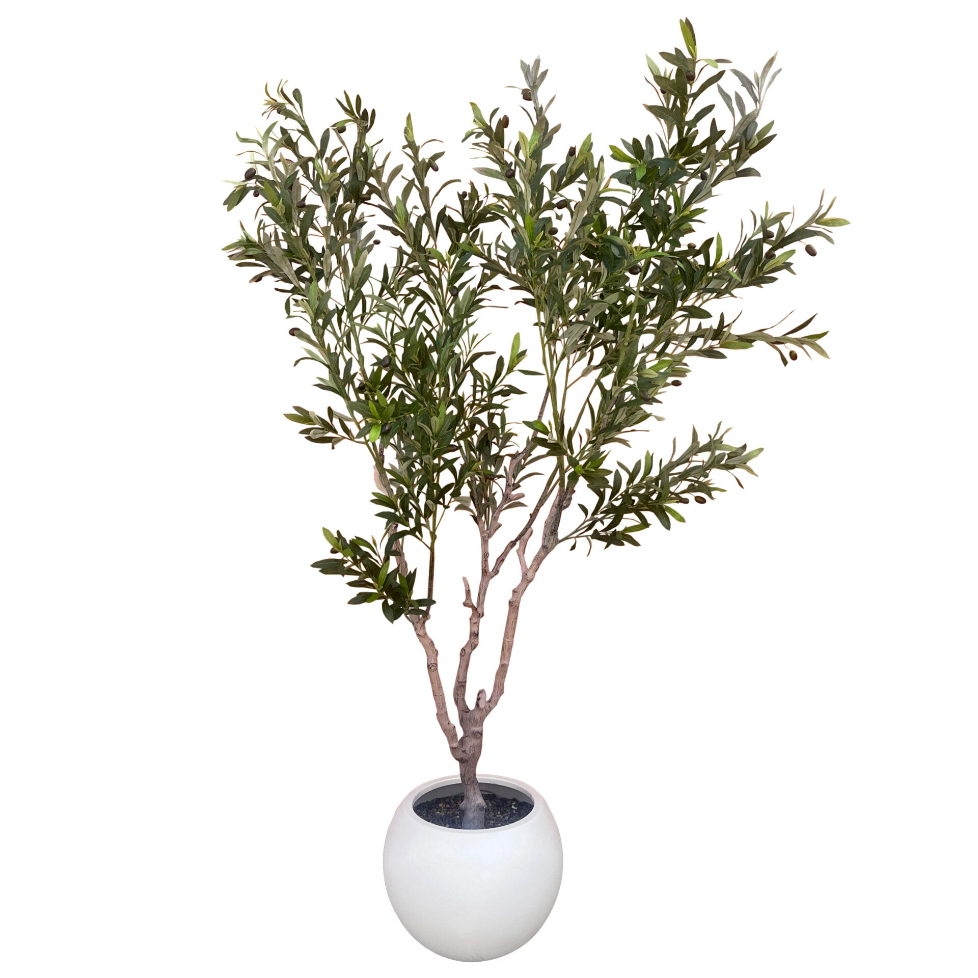 XXL Artificial Olive Tree 2m (200cm) With decorative planter