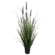 125cm Artificial Lavender Grass with Pot