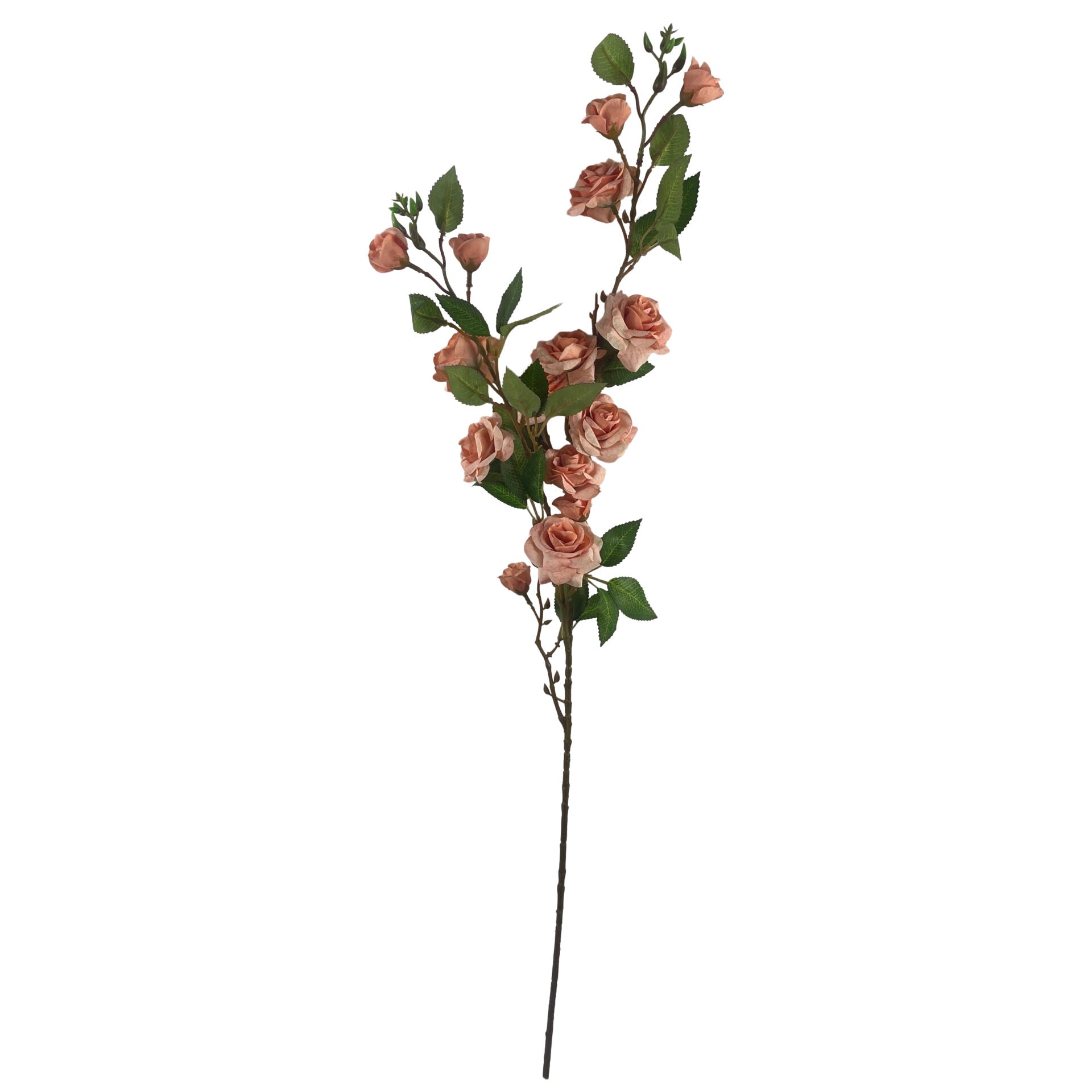 90cm Artificial Pink Rose Stems