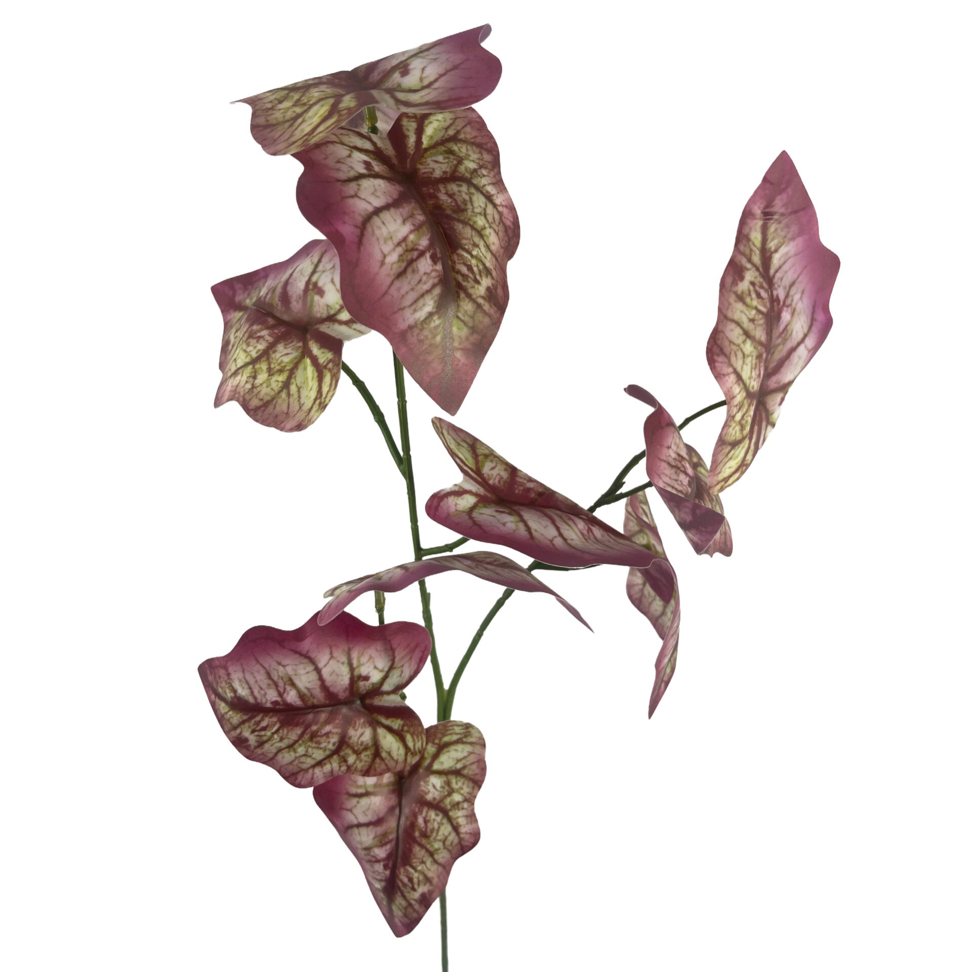 85cm Artificial Purple Leaf Foliage Stem Spray