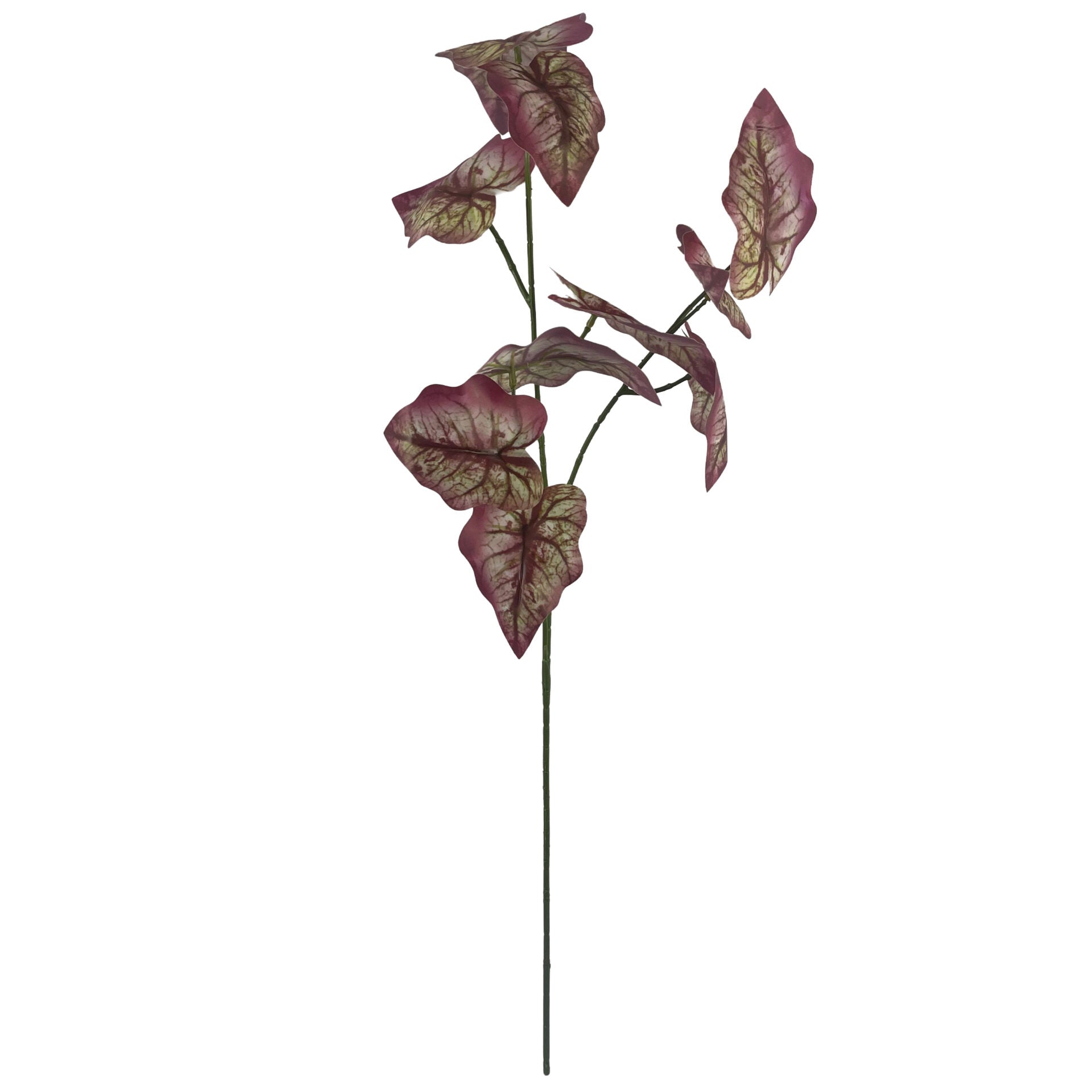 85cm Artificial Purple Leaf Foliage Stem Spray