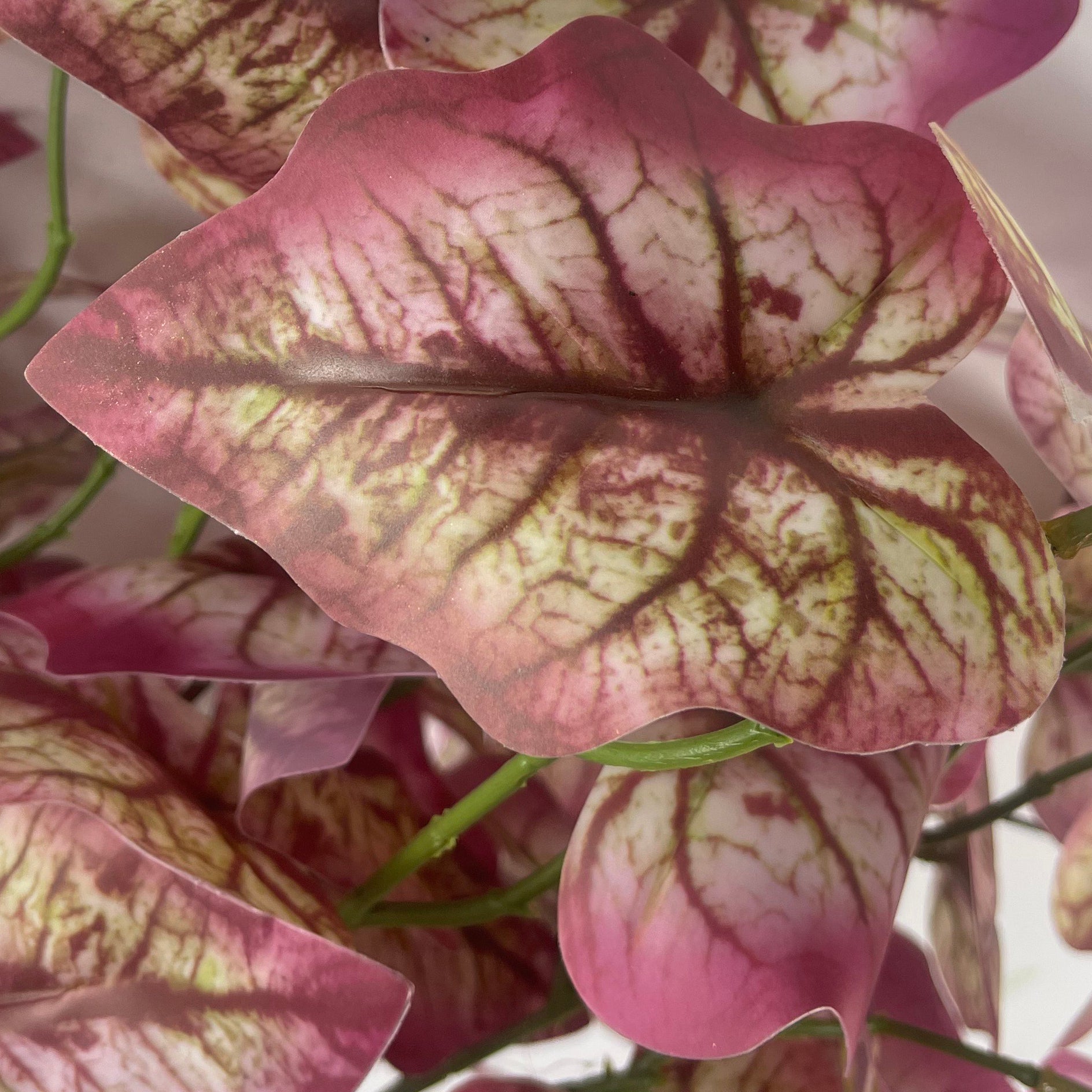 85cm Artificial Purple Leaf Foliage Stem Spray