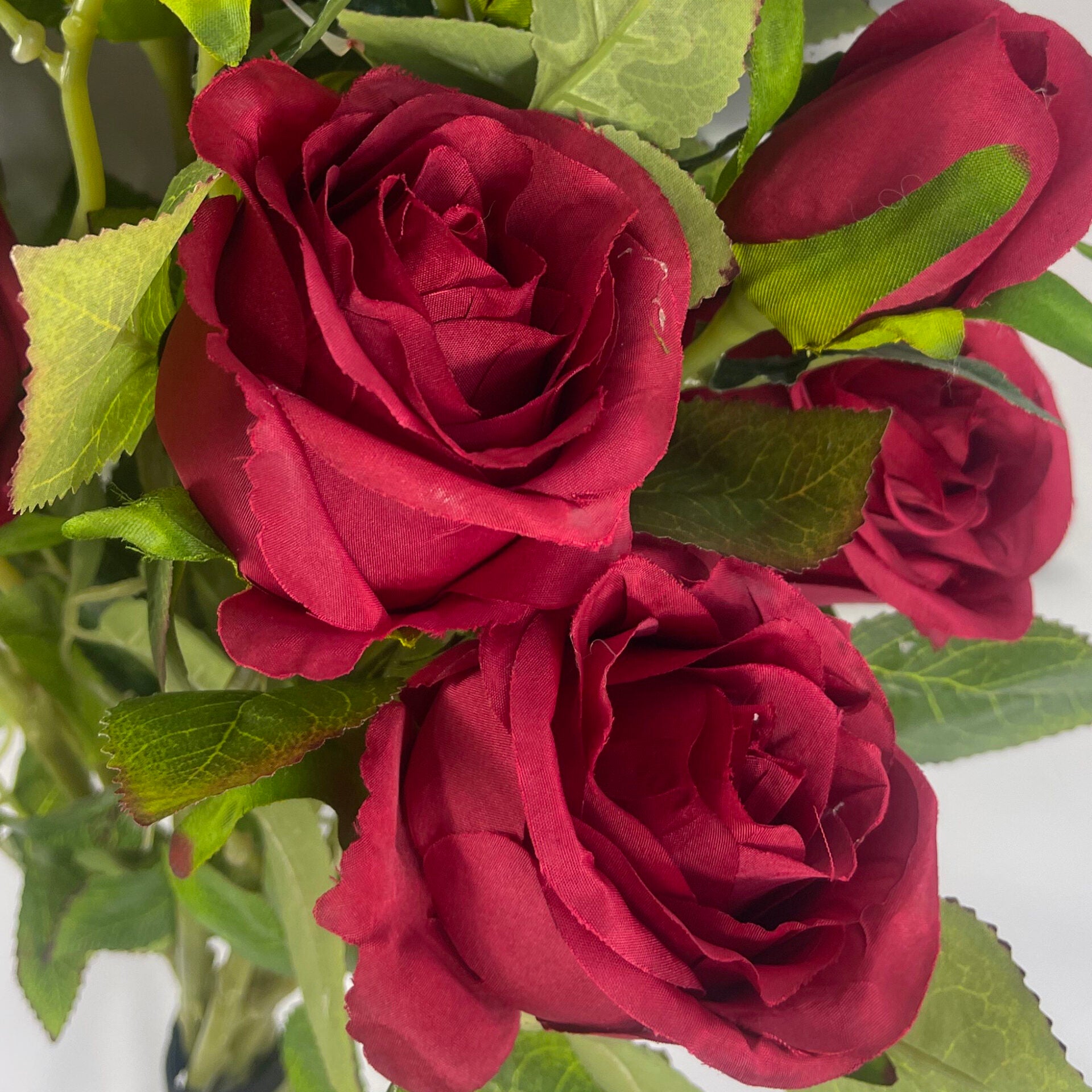 Realistic Artificial Rose Flower Stems
