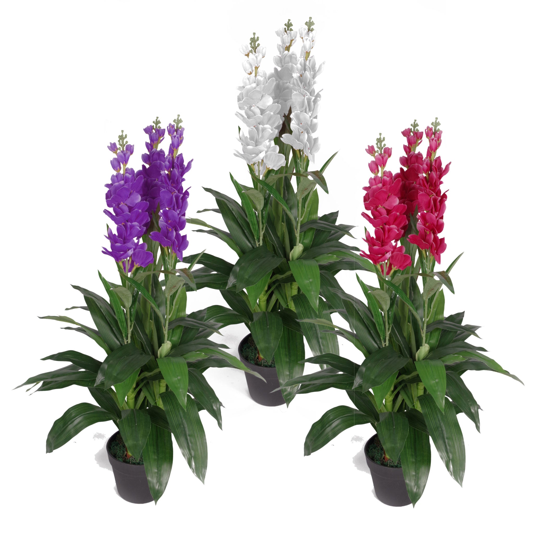100cm Artificial Cymbidium Orchid Plant - Extra Large