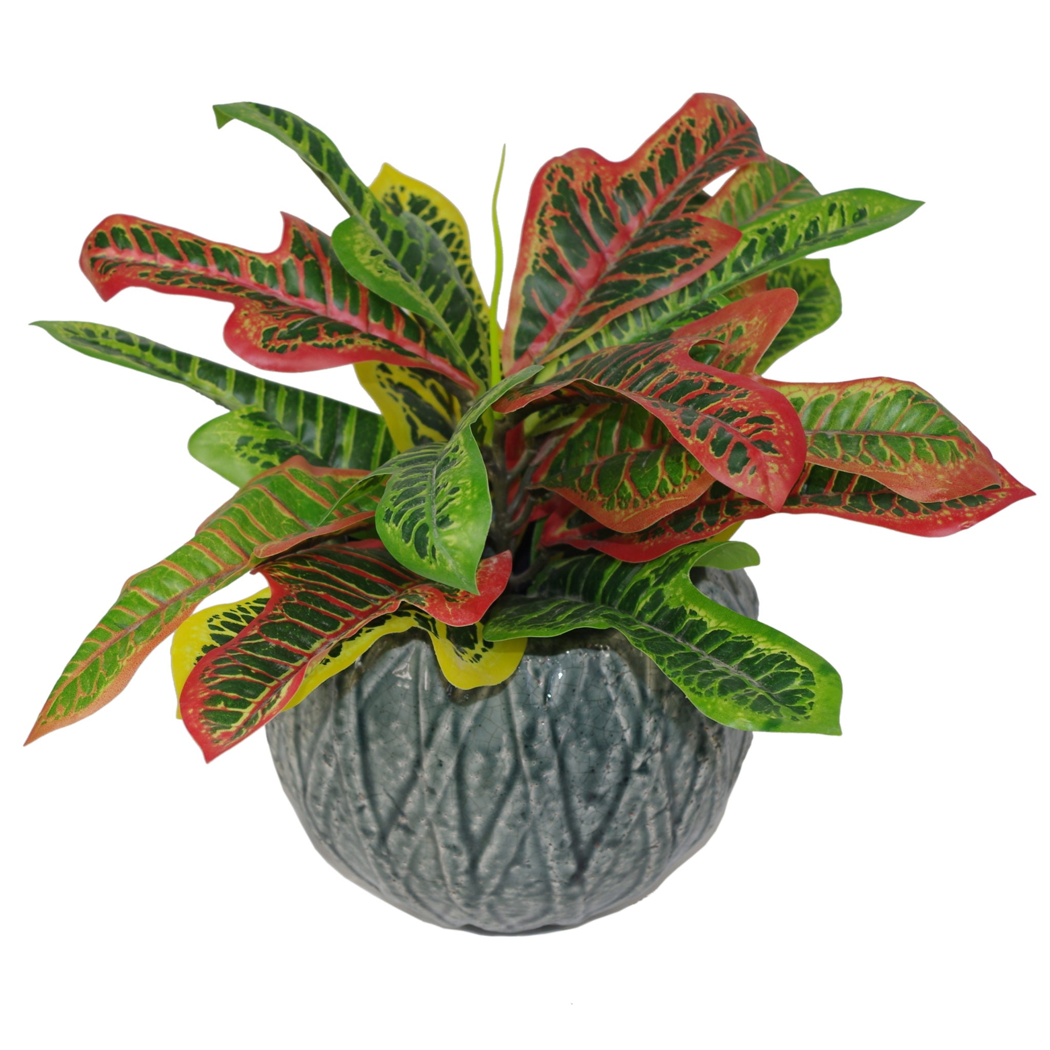 40cm Artificial Codiaeum Multicoloured House Plant