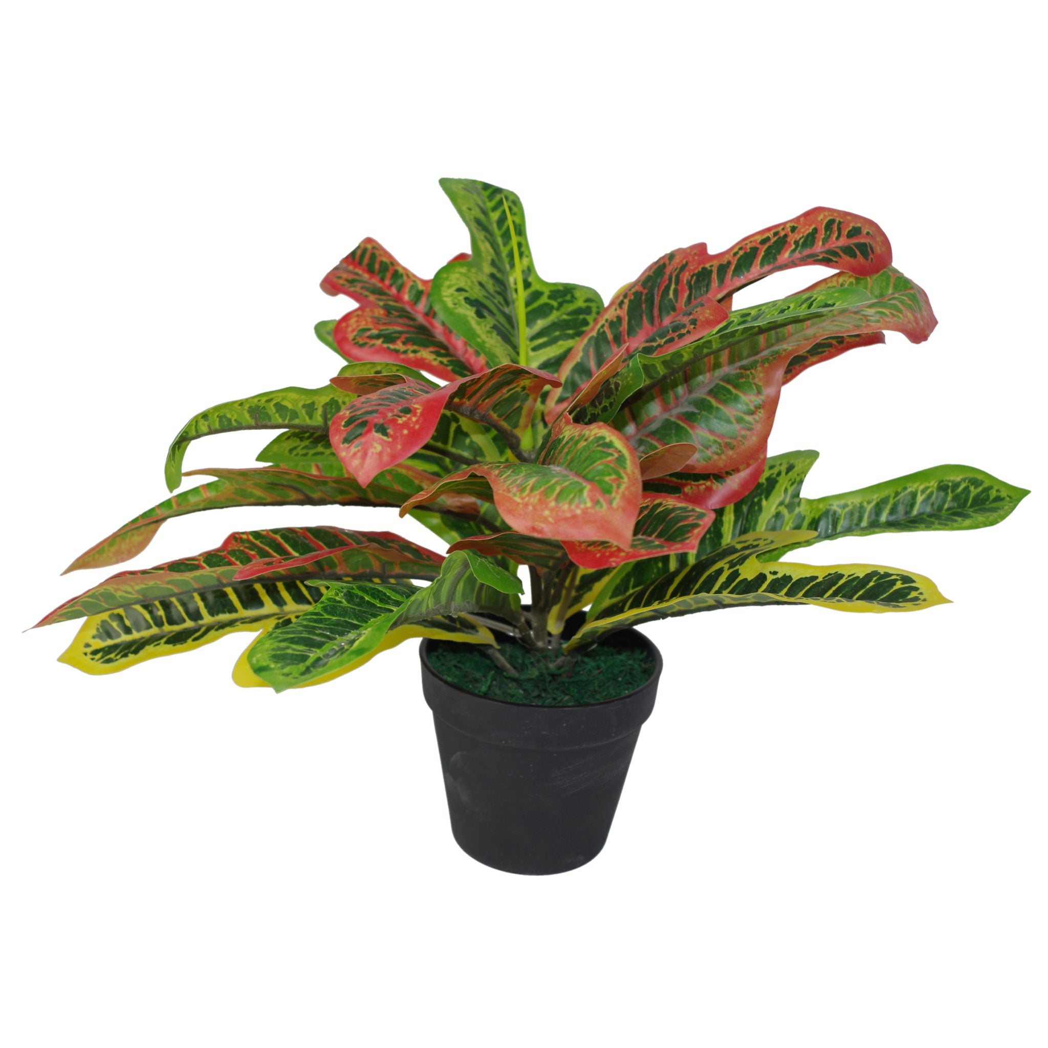 40cm Artificial Codiaeum Multicoloured House Plant