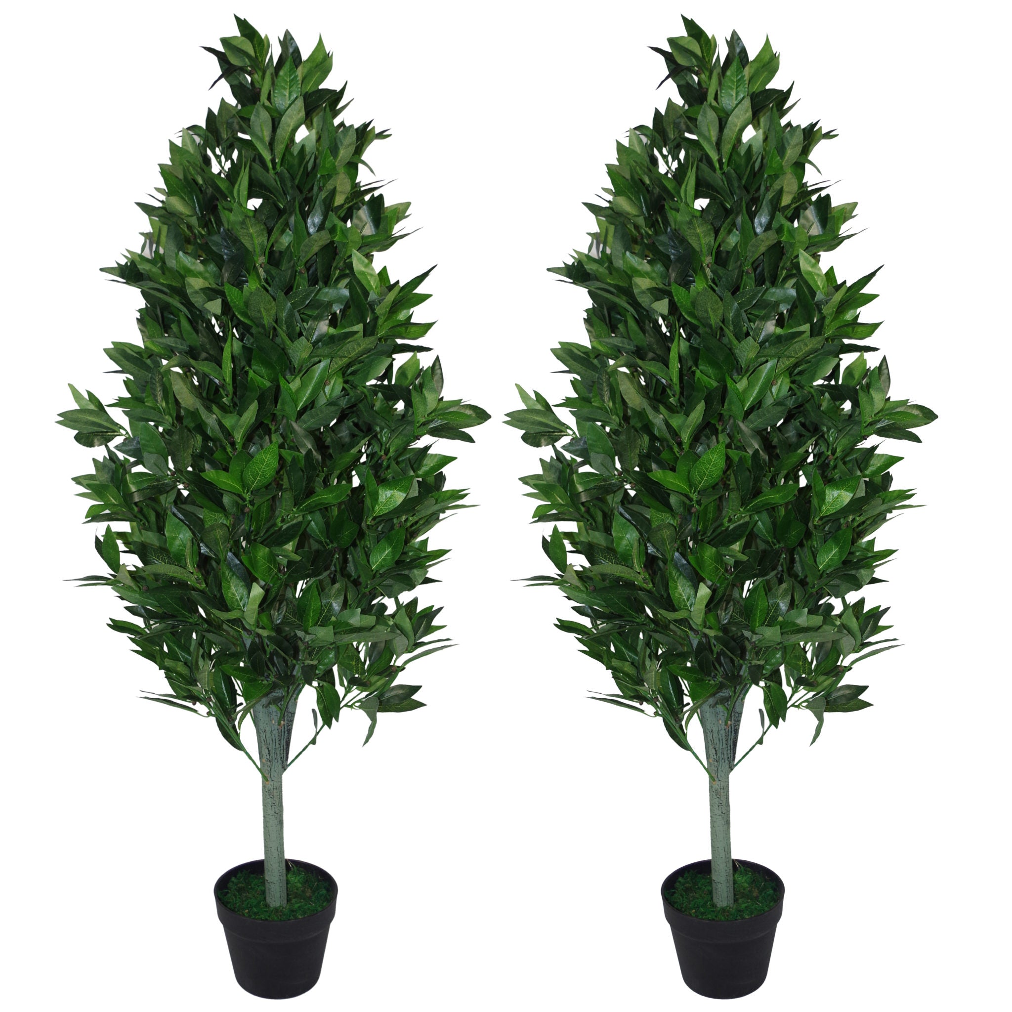 120cm (4ft) Artificial Topiary Bay Tree Pyramid Cone - Extra Large