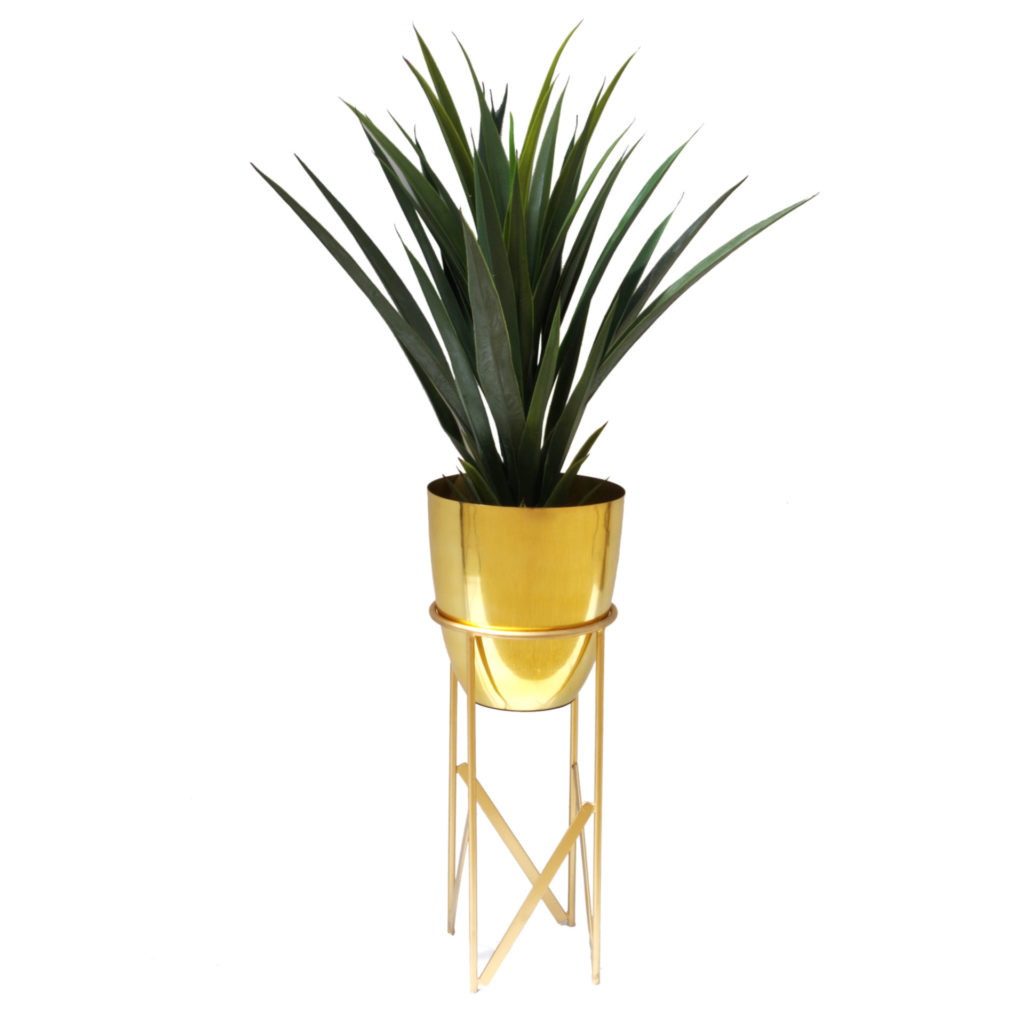 55cm Metal Planter with Matching Stand