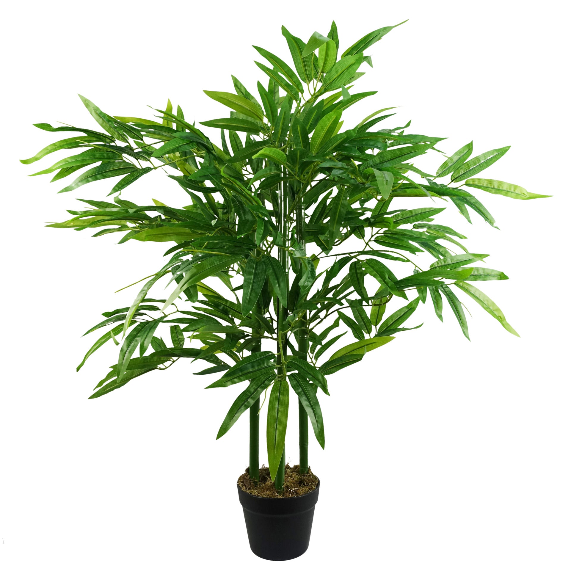 90cm (3ft) Fat Leaf Artificial Bamboo Plants Trees