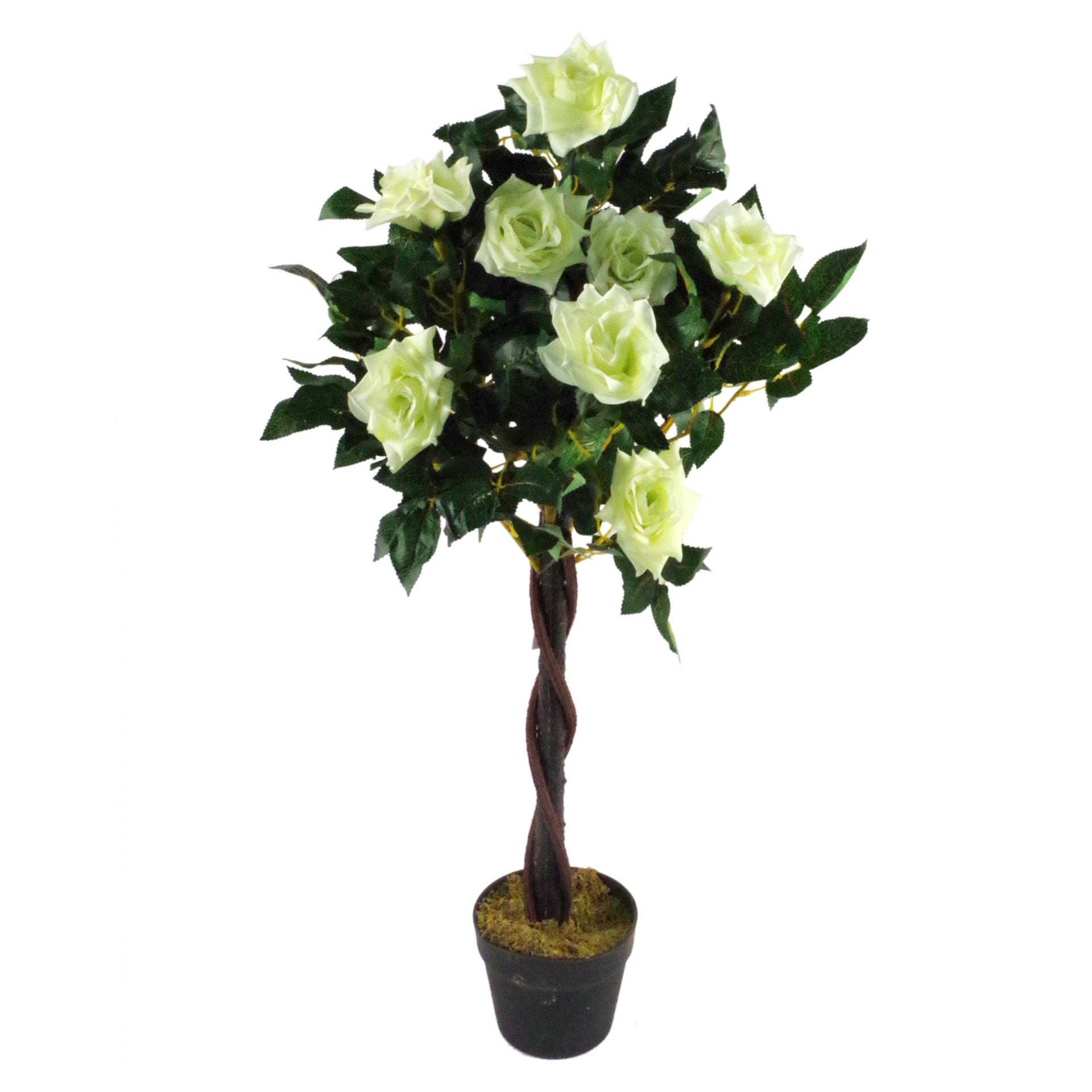 Artificial Floral Rose Tree Wedding Twisted Vine Detail 90cm (3ft)