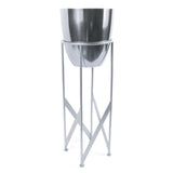 55cm Metal Planter with Matching Stand