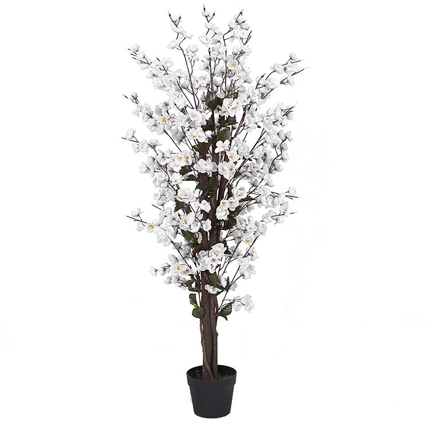 120cm Artificial Realistic Cherry Blossom Tree with Natural Trunk