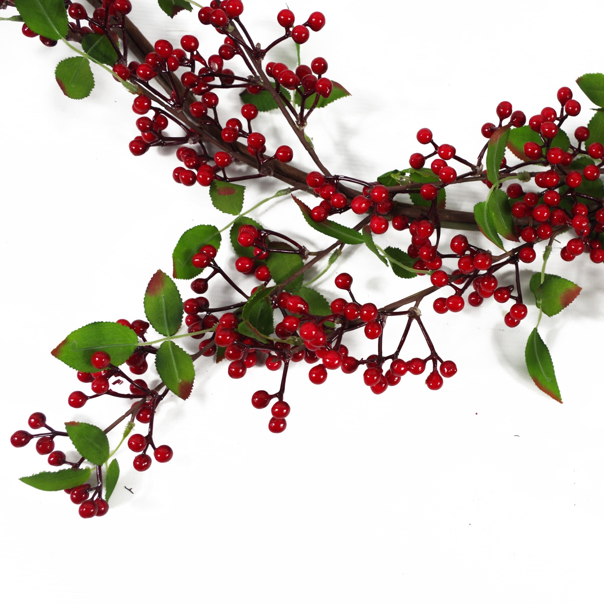 150cm Luxury Christmas Natural Look Red Berry Floristry Garland