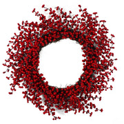 60cm (24") Large Luxury Christmas Red Berry Floristry Wreath