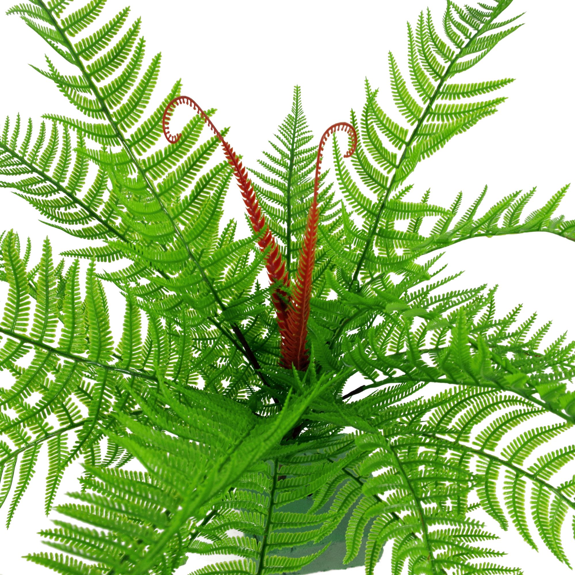 60cm Artificial Bushy Dixie Wood Fern Faux Green Plant