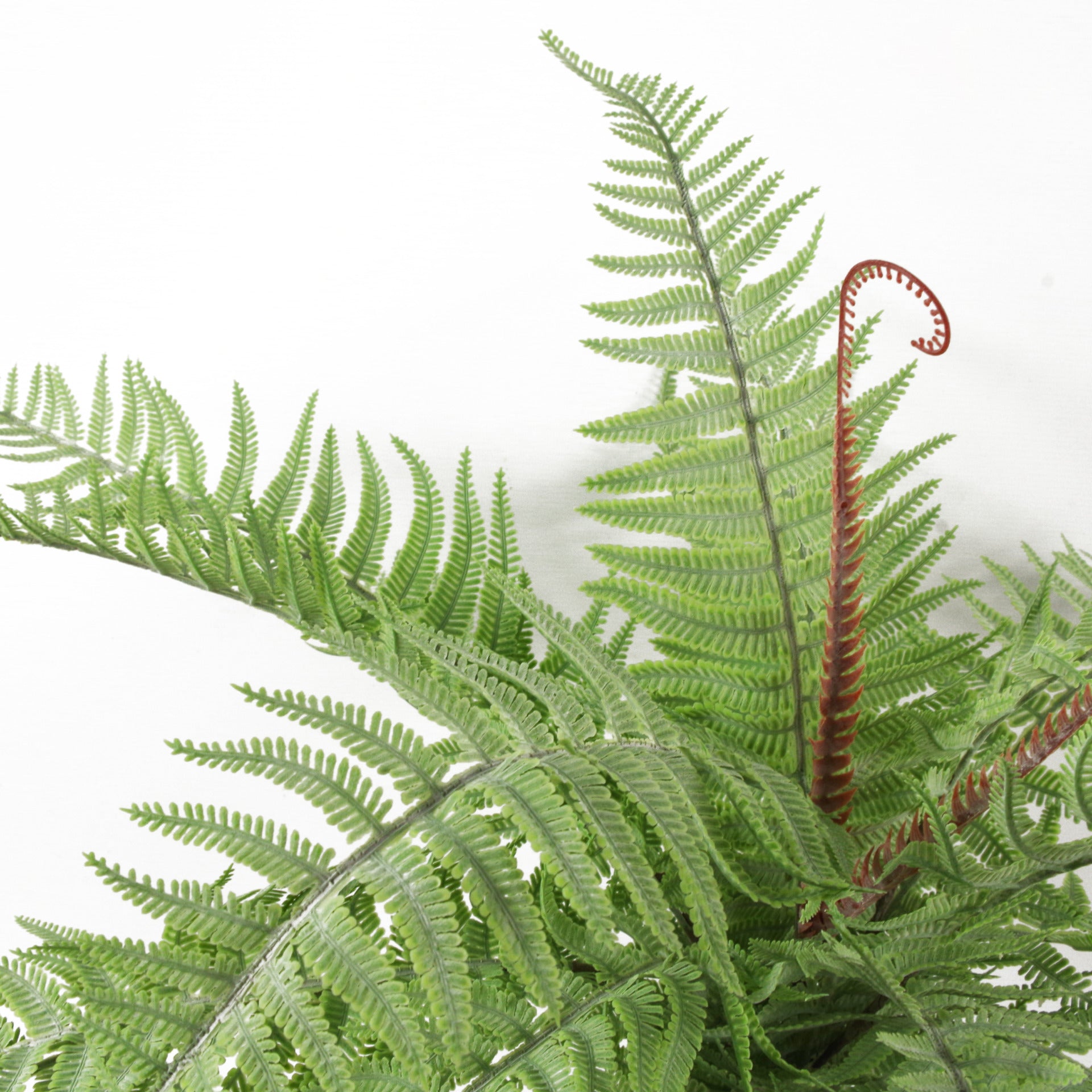 60cm Artificial Bushy Dixie Wood Fern Faux Green Plant