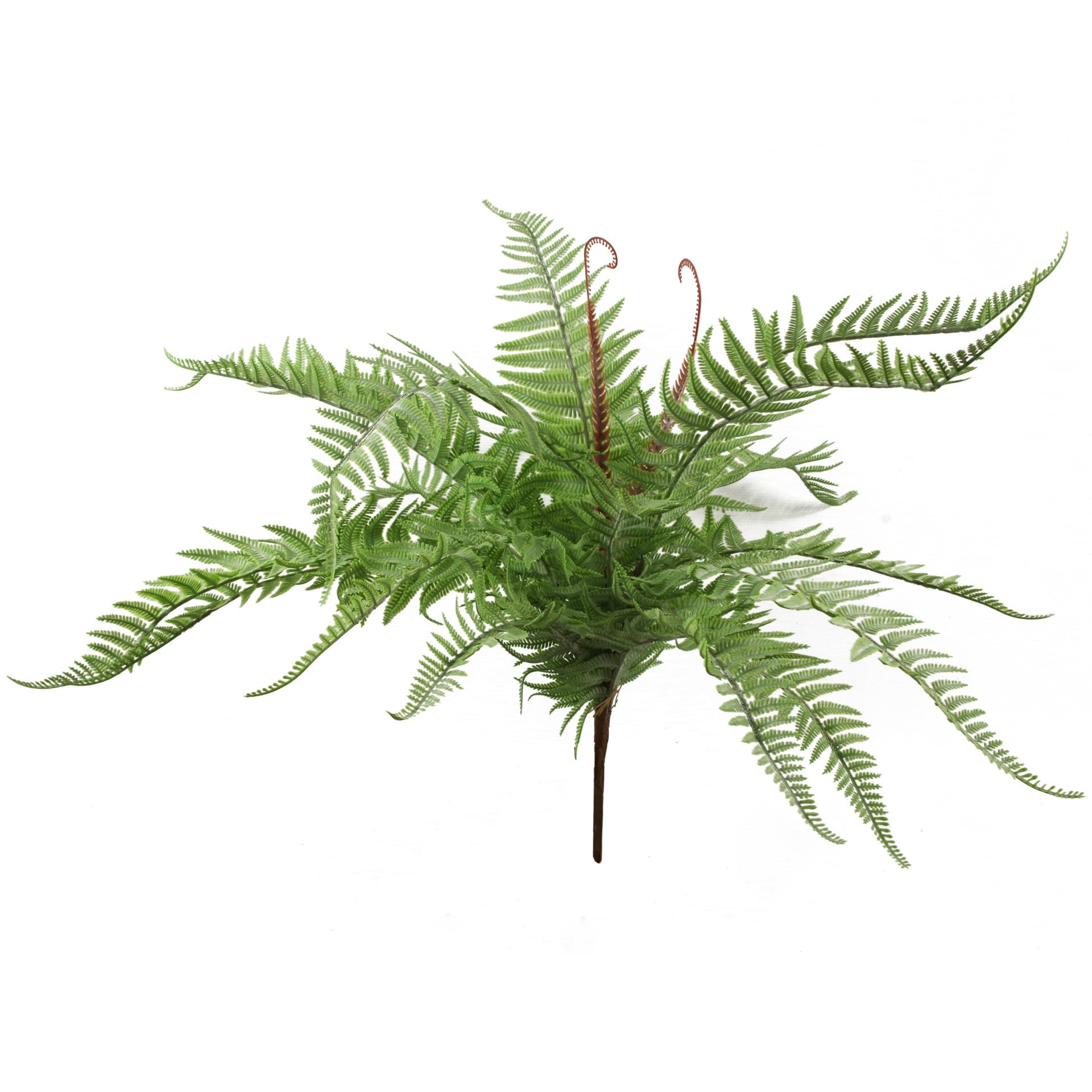 60cm Artificial Bushy Dixie Wood Fern Faux Green Plant